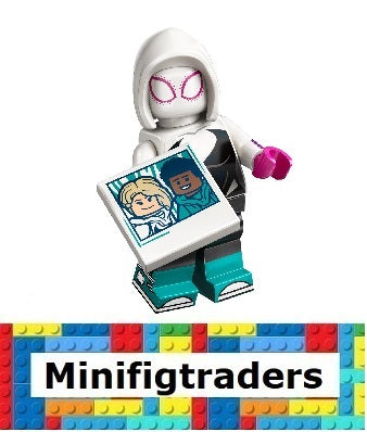 71050 Gwen Stacy / Spider Gwen, Spider-Man Across the Spider-Verse (Complete Set with Stand and Accessories)(colspi-4)