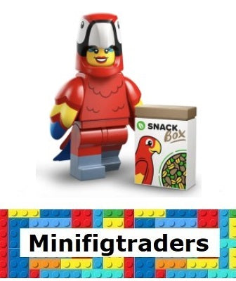 71051 Parrot Costume Fan, Series 28 (Complete Set with Stand and Accessories) col28-12