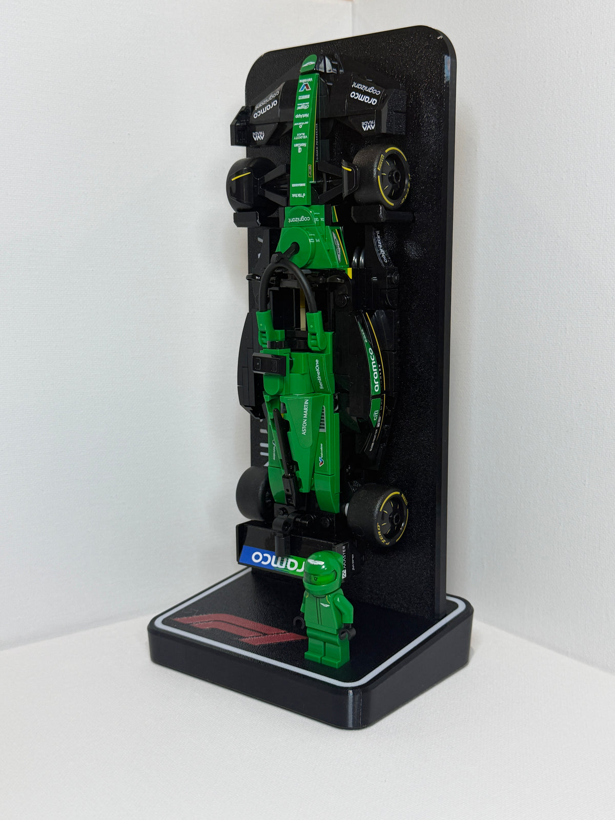 F1 Display Stand – Aston Martin Aramco F1 Team -3D Printed Stand