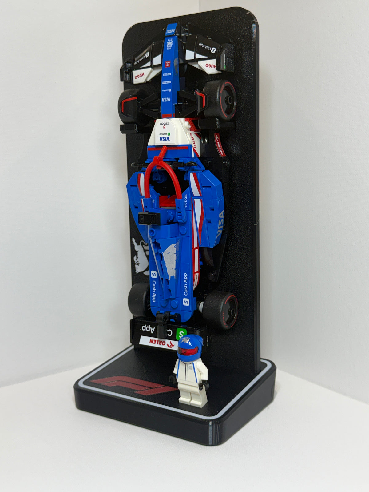 F1 Display Stand – Visa Cash App RB F1 Team -3D Printed Stand