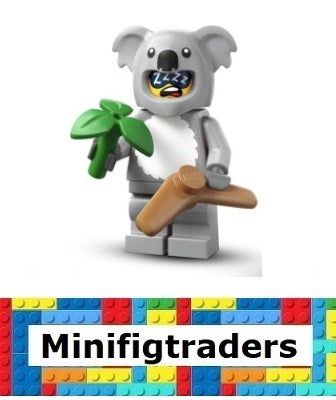 71051 Koala Costume Fan, Series 28 (Complete Set with Stand and Accessories) col28-6