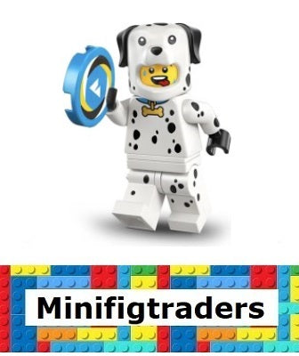 71051 Dalmatian Costume Fan, Series 28 (Complete Set with Stand and Accessories) col28-7