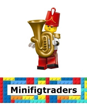 71052 Tuba Player, Series 29 (Complete Set with Stand and Accessories) (col29-08)
