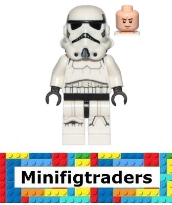 75300 Stormtrooper (Dual Molded Helmet, Gray Squares on Back, Frown) (sw1137)