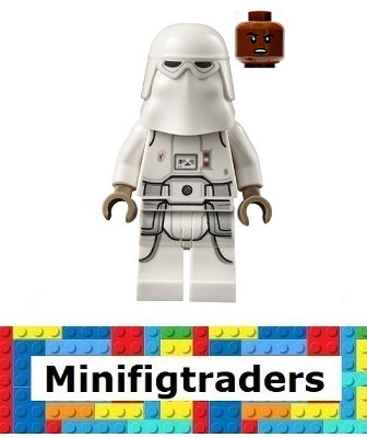 75320 Snowtrooper, Printed Legs, Dark Tan Hands, Scowl (sw1179)