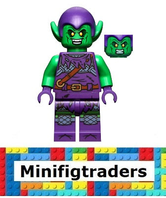 76175 Green Goblin - Bright Green, Dark Purple Outfit (sh695)