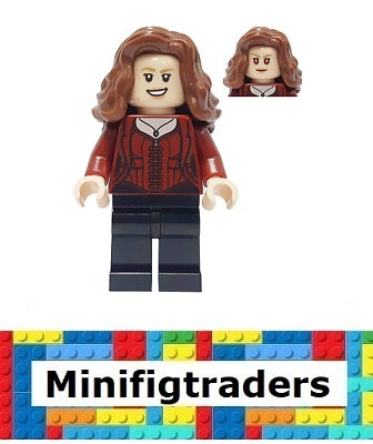 76192 Scarlet Witch - Plain Black Legs, Reddish Brown Hair (sh732)