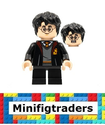 76404 Harry Potter, Gryffindor Robe Open, Sweater, Shirt and Tie, Black Short Legs (hp314)