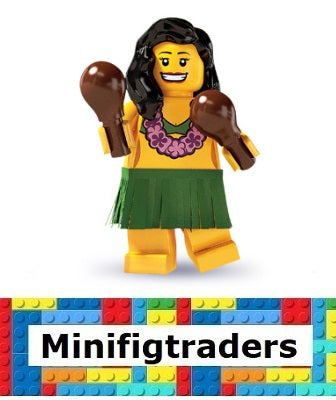 8803 Hula Dancer, Series 3 (Complete Set with Stand and Accessories) (col03-14)