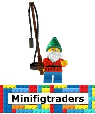 8804 Lawn Gnome, Series 4 (Complete Set with Stand and Accessories) (col04-1)