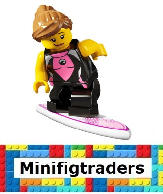 8804 Surfer Girl, Series 4 (Complete Set with Stand and Accessories) (col04-5)