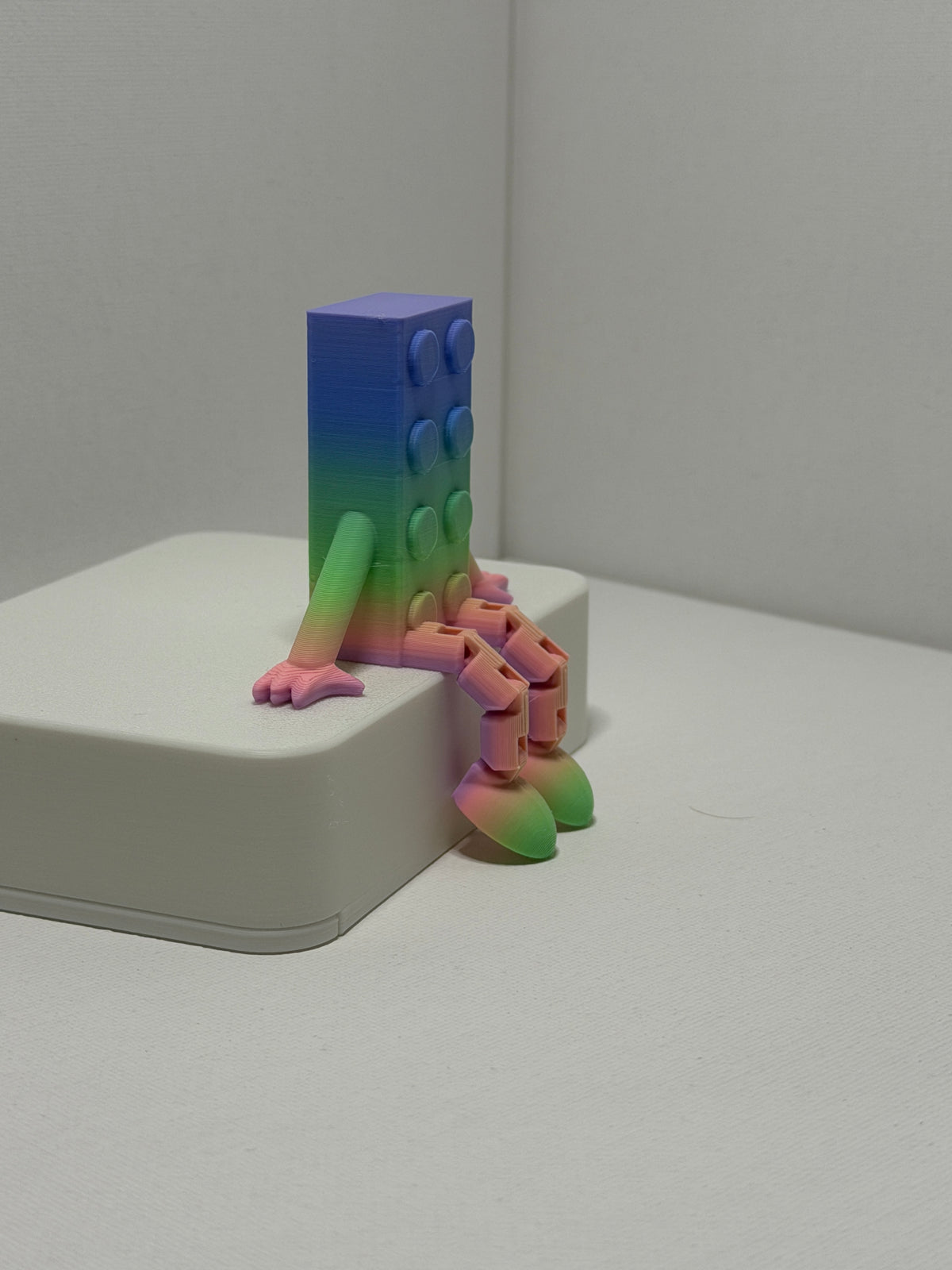 Brick Buddy – Rainbow-Articulated 3D Printed Character