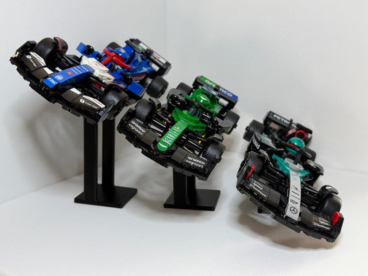 F1 Display Stand – Tri Level Stand