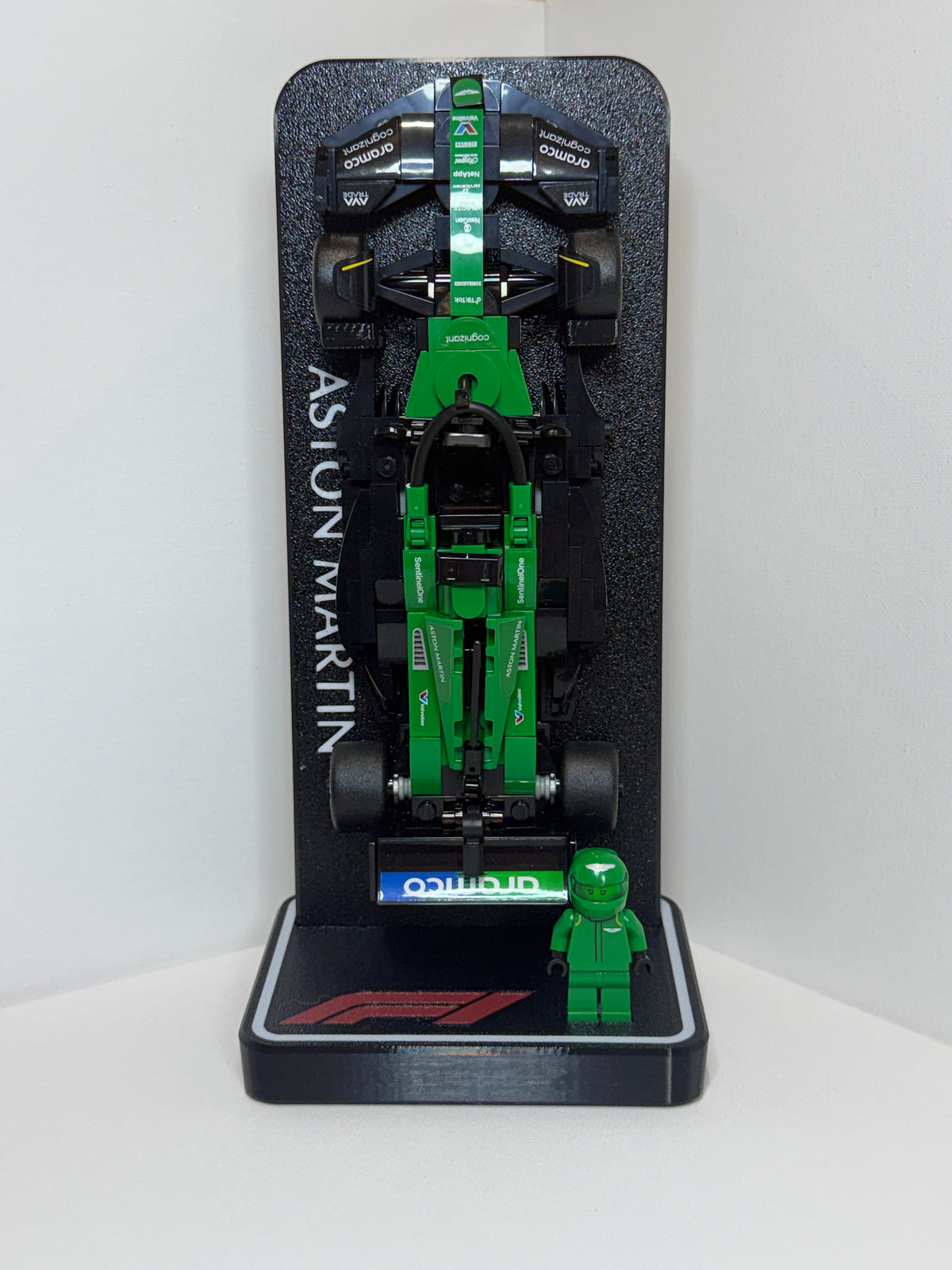 F1 Display Stand – Aston Martin Aramco  F1 Team -3D Printed Stand