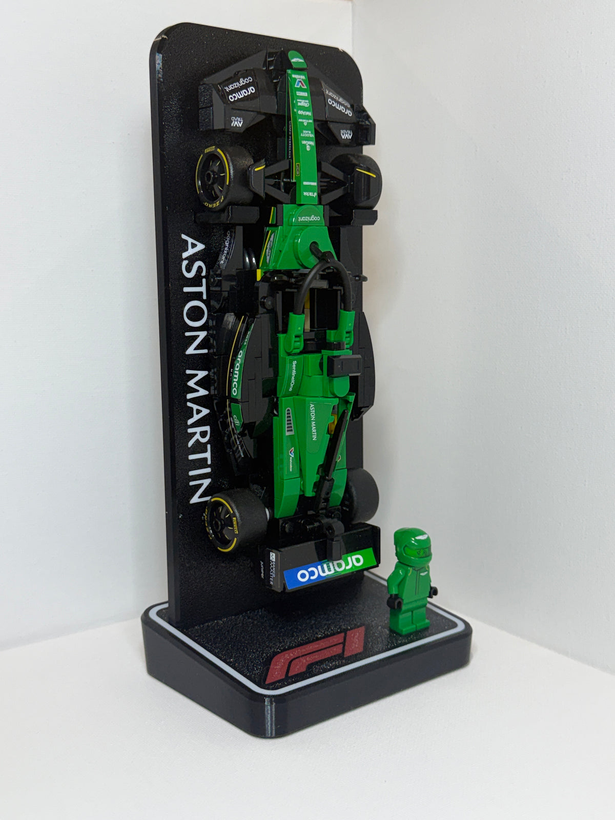 F1 Display Stand – Aston Martin Aramco  F1 Team -3D Printed Stand