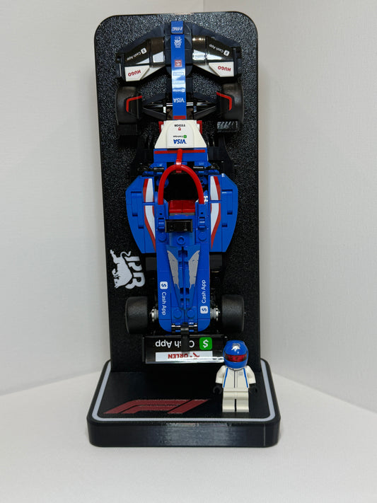 F1 Display Stand – Visa Cash App RB F1 Team -3D Printed Stand