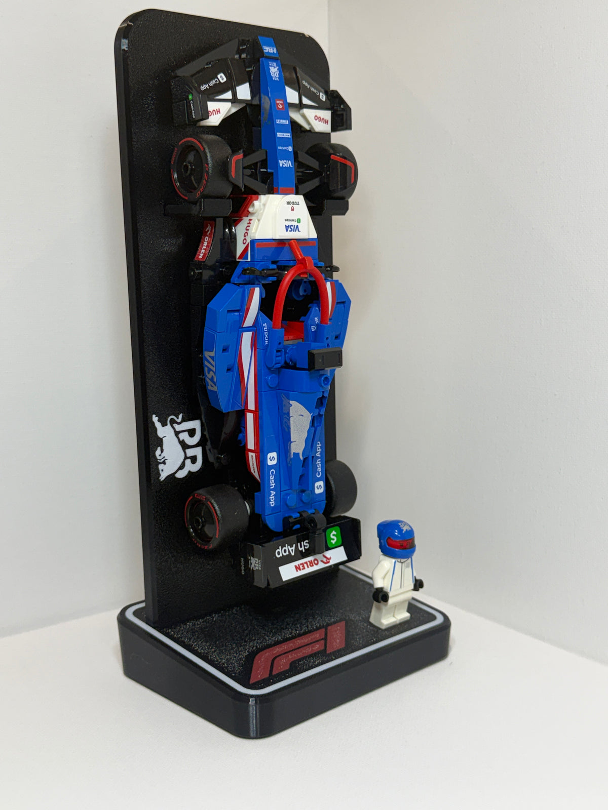 F1 Display Stand – Visa Cash App RB F1 Team -3D Printed Stand
